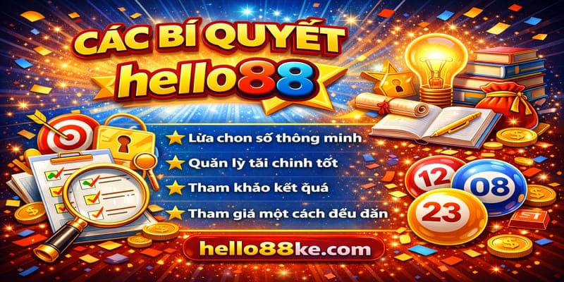 Các bí quyết khi chọn số để tham gia dự thưởng xổ số mega 6/45 Hello88
