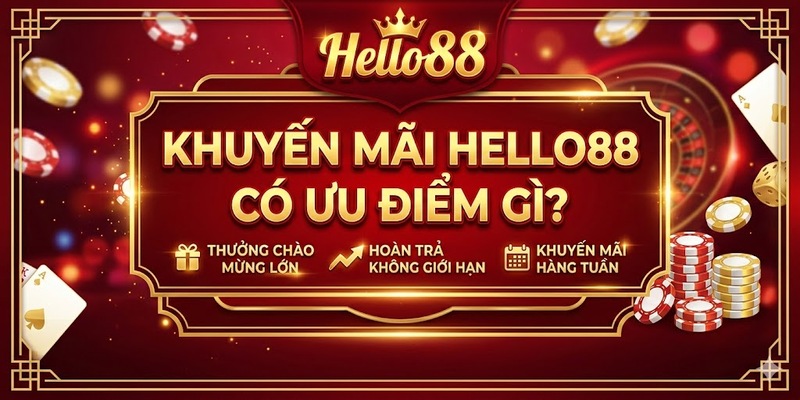 Khuyến mãi Hello88 có ưu điểm gì?