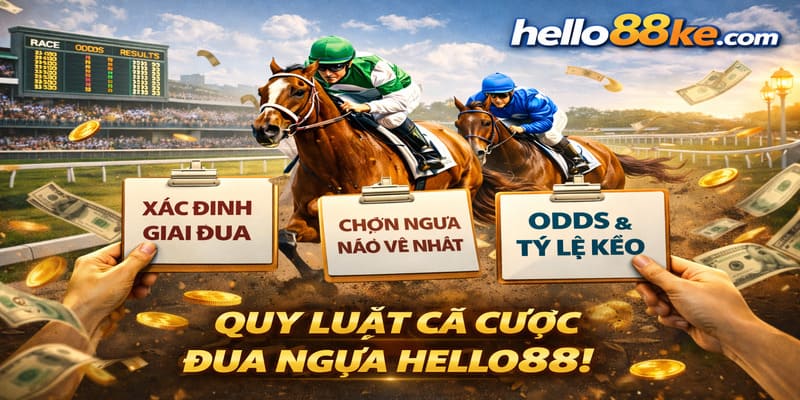 Quy luật cá cược đua ngựa Hello88