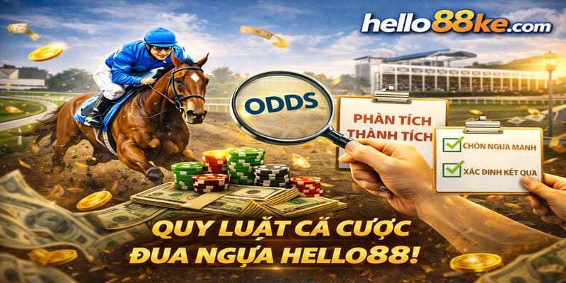 Quy luật cá cược đua ngựa Hello88