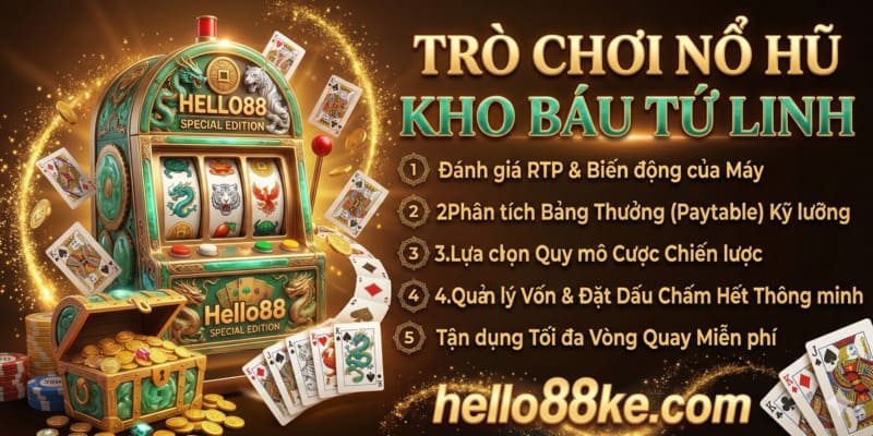Trò chơi nổ hũ kho báu tứ linh